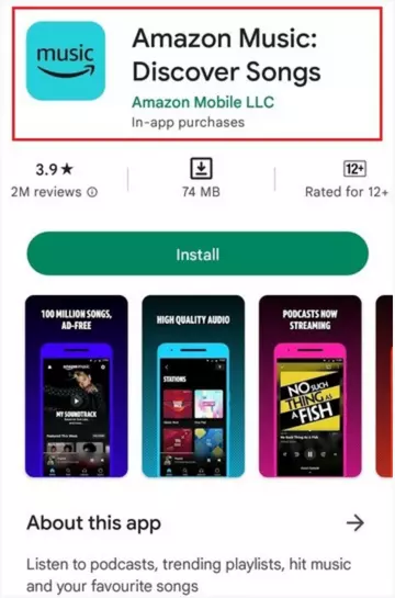 Example of keyword in app title in Play Store