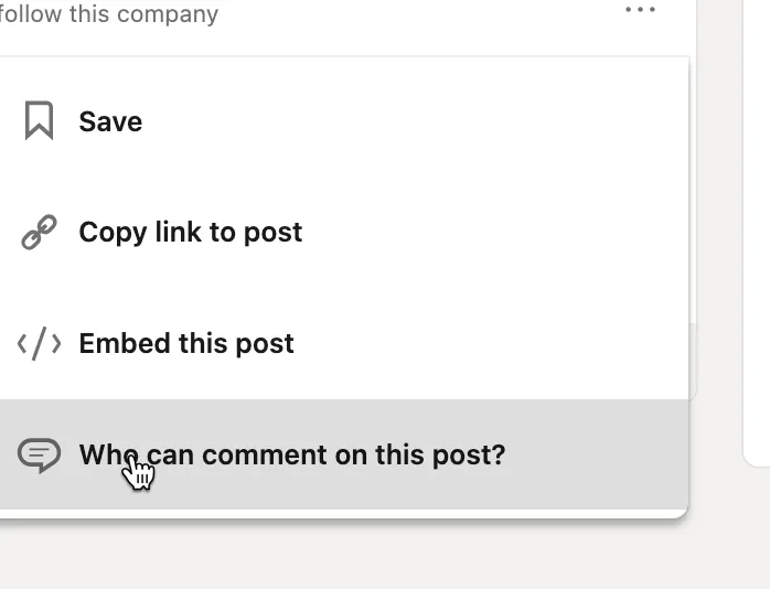 How To Turn Off Comments On LinkedIn Ads