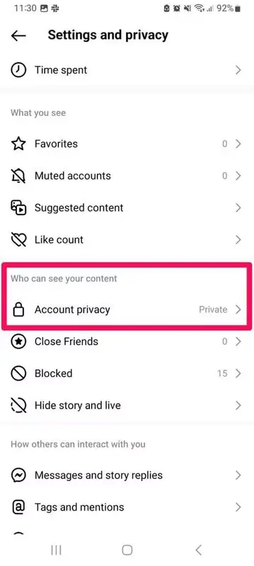 Comment Gif On Instagram from a Private Profile